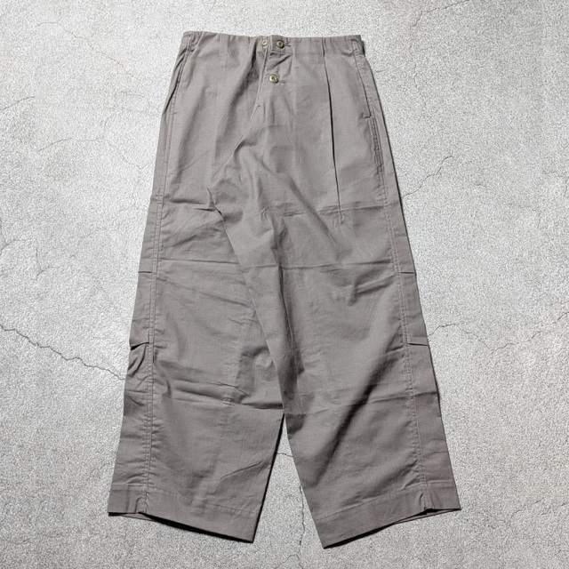 TUKI (ツキ) 0041【PAJAMAS】 (SHEETING) パジャマパンツ (SAGE GREEN)