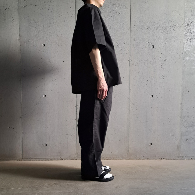 TUKI (ツキ) 0041【PAJAMAS】 (SHEETING) パジャマパンツ (BLACK