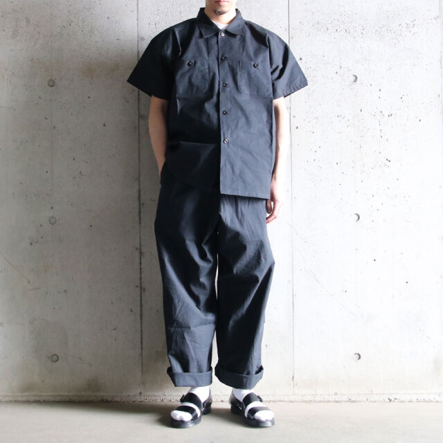 TUKI (ツキ) 0041【PAJAMAS】 (SHEETING) パジャマパンツ (STEEL BLUE)