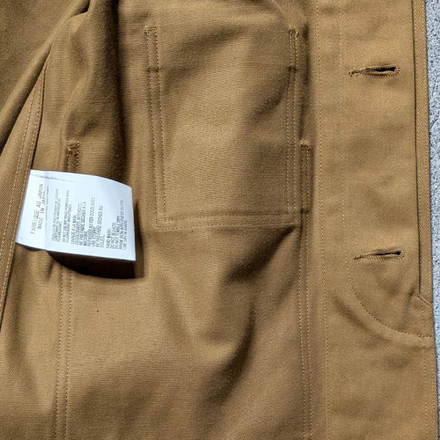 tuki,ツキ,tuki パンツ,TUKI 通販,TUKI 東京取り扱い店舗,0209,work jacket,camel