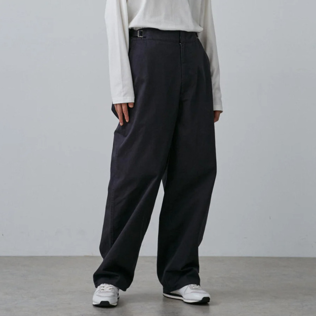 Y (ワイ) 1655240313 [ ORGANIC COTTON CHINO ADJUSTER TROUSERS