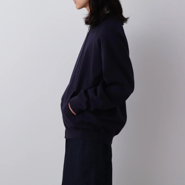 y yleve,ワイ イレーヴ,y yleve 通販,ワイ 東京取り扱い店舗,ORGANIC COTTON HEAVY WEIGHT FLEECE ZIP UP BLOUSON