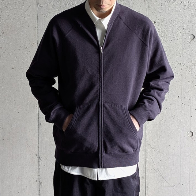 y yleve,ワイ イレーヴ,y yleve 通販,ワイ 東京取り扱い店舗,ORGANIC COTTON HEAVY WEIGHT FLEECE ZIP UP BLOUSON