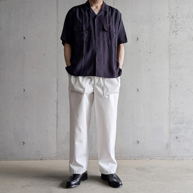 y yleve,ワイ イレーヴ,y yleve 通販,ワイ 東京取り扱い店舗,TENCEL POPLIN OPEN COLLAR SHIRT,1655150433