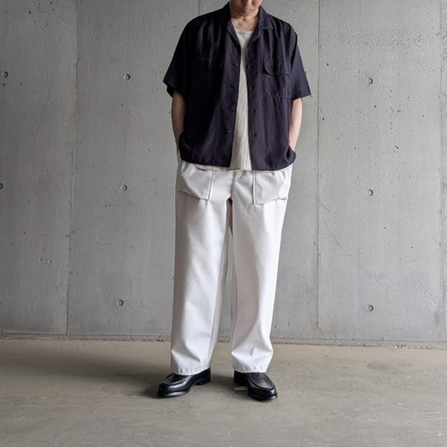 y yleve,ワイ イレーヴ,y yleve 通販,ワイ 東京取り扱い店舗,TENCEL POPLIN OPEN COLLAR SHIRT,1655150433