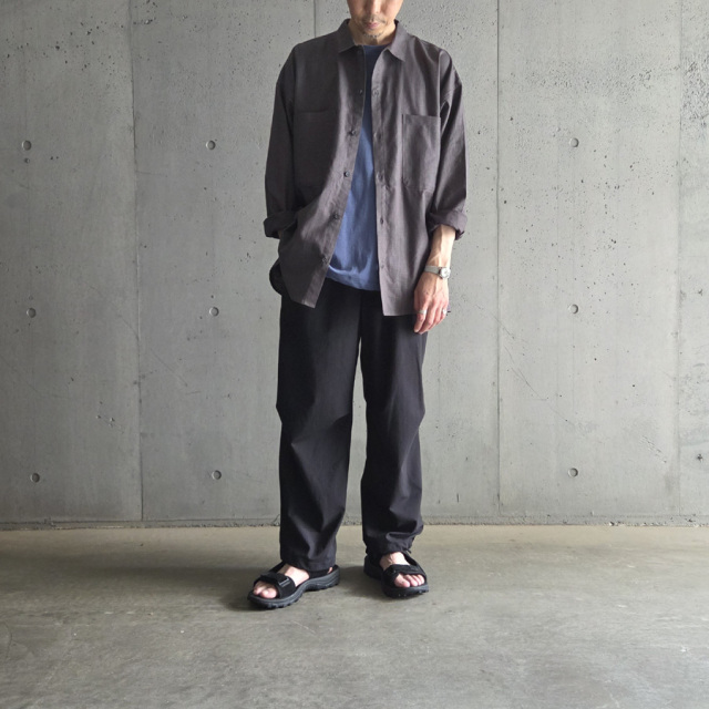 YARMO◆長袖シャツ/M/コットン/BLK/yar-18aw YARMO THE UNIFORM (ヤーモ ザ ユニフォーム) YTU-25SS 10