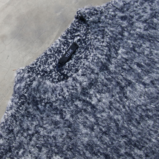 yleve,イレーヴ,yleve 通販,イレーヴ 東京取り扱い店舗,ユニセックス,ベーシック,BABY ALPACA BRASHED KN P/O