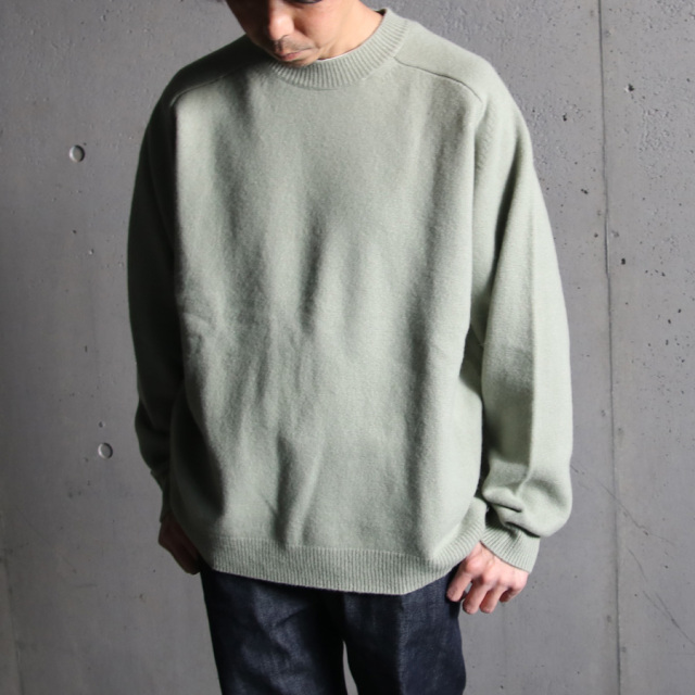 YLEVE イレーヴ】ラムウールハーフジッププルオーバーニット 美品