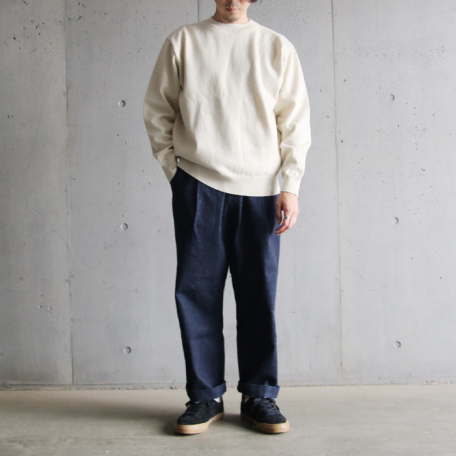 yonetomi new basic,ヨネトミ ニューベーシック,RIGID CASHMERE SWEATER,リジッドカシミヤセーター
