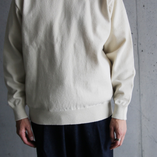 yonetomi new basic,ヨネトミ ニューベーシック,RIGID CASHMERE SWEATER,リジッドカシミヤセーター
