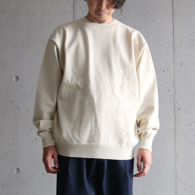 yonetomi new basic,ヨネトミ ニューベーシック,RIGID CASHMERE SWEATER,リジッドカシミヤセーター
