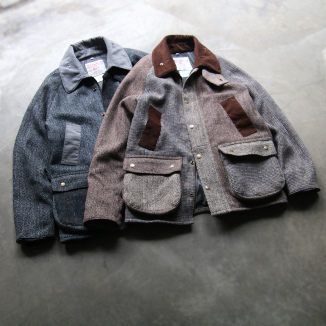 YOUSED,ユーズド,リメイク,oikos,BARBOUR,バブアー,リプルーフ,ヴィンテージハリスツイードカントリージャケット,country jacket