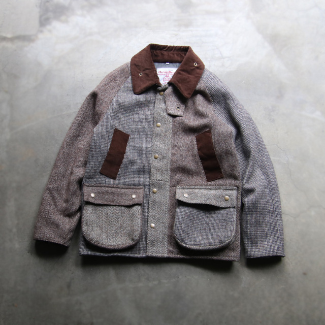 YOUSED,ユーズド,リメイク,oikos,BARBOUR,バブアー,リプルーフ,ヴィンテージハリスツイードカントリージャケット,country jacket