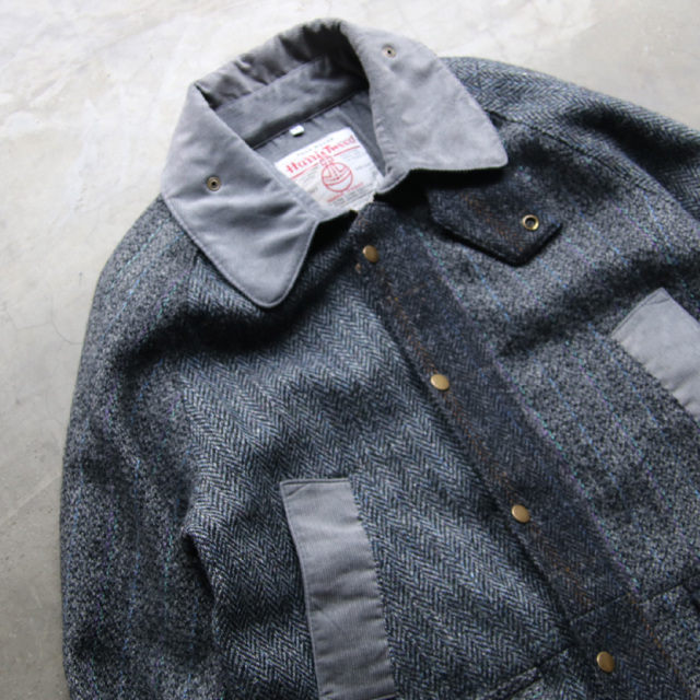 YOUSED,ユーズド,リメイク,oikos,BARBOUR,バブアー,リプルーフ,ヴィンテージハリスツイードカントリージャケット,country jacket