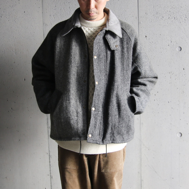 YOUSED,ユーズド,リメイク,oikos,BARBOUR,バブアー,リプルーフ,ヴィンテージハリスツイードドライバーズジャケット,drivers jacket