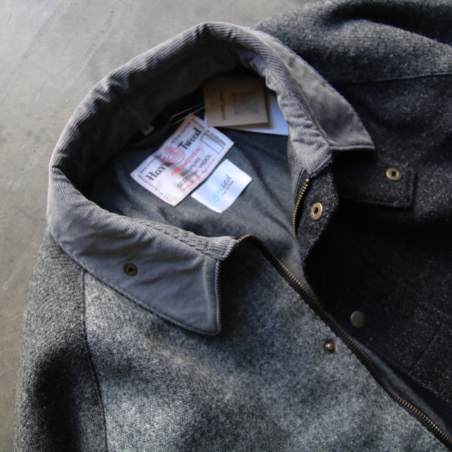 YOUSED,ユーズド,リメイク,oikos,BARBOUR,バブアー,リプルーフ,ヴィンテージハリスツイードドライバーズジャケット,drivers jacket