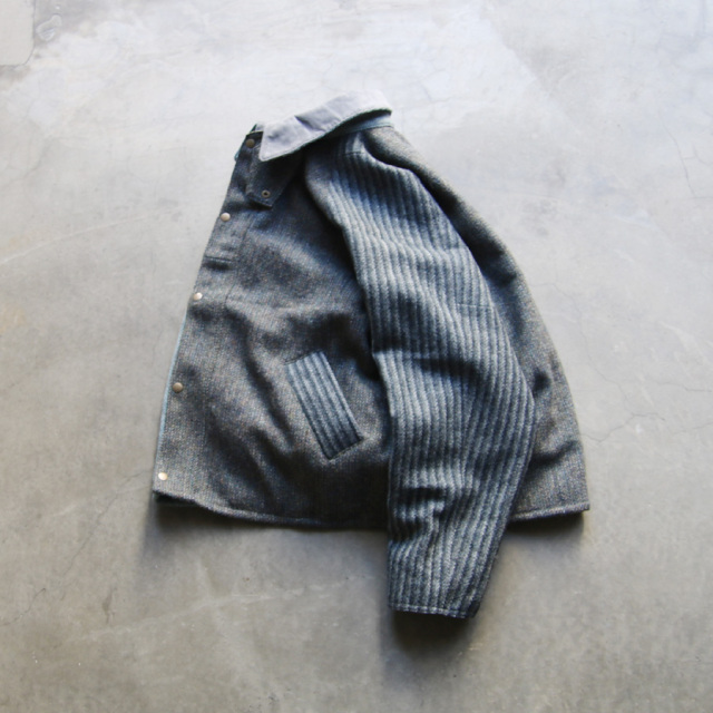 YOUSED (ユーズド) [ HARRIS TWEED DRIVERS JACKET ] リメイク