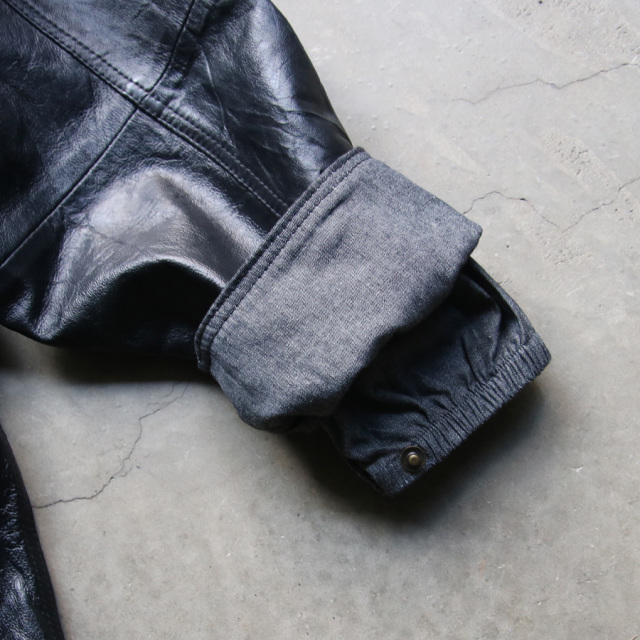 YOUSED (ユーズド) [ LEATHER DRIVERS JACKET ] リメイク レザー