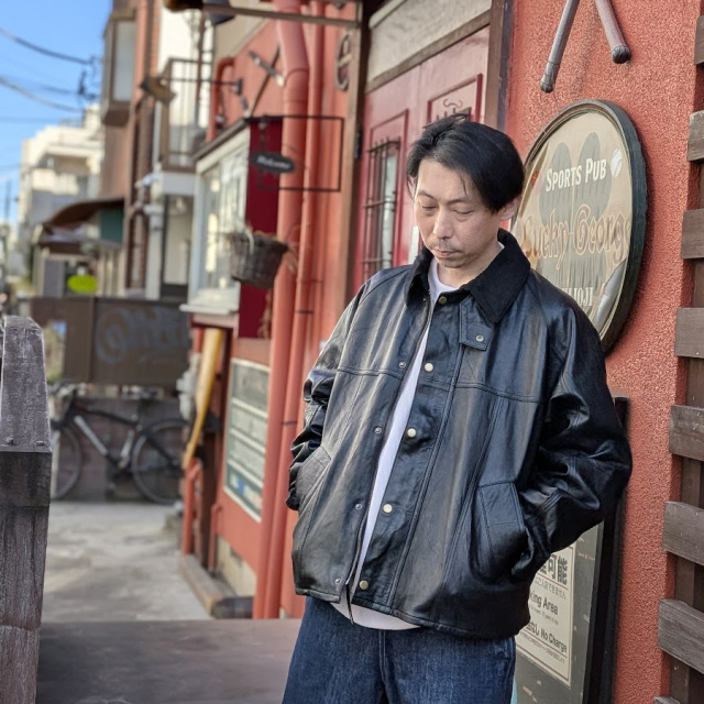 yoused レザードライバーズジャケット YOUSED (ユーズド) [ LEATHER DRIVERS JACKET ] リメイク レザー