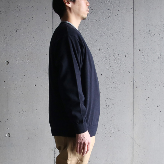 yonetomi new basic,ヨネトミ ニューベーシック,山形ニット,ニットファクトリーブランド,4seasons wool knit po