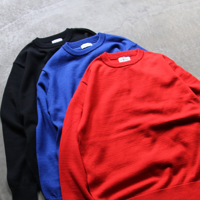 yonetomi new basic,ヨネトミ ニューベーシック,yonetomi 通販,yonetomi 東京取り扱い店舗,95-254-014,AMERICAN WOOL & COTTON KNIT P/O