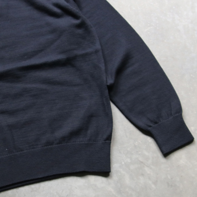 yonetomi new basic,ヨネトミ ニューベーシック,yonetomi 通販,yonetomi 東京取り扱い店舗,95-254-014,AMERICAN WOOL & COTTON KNIT P/O