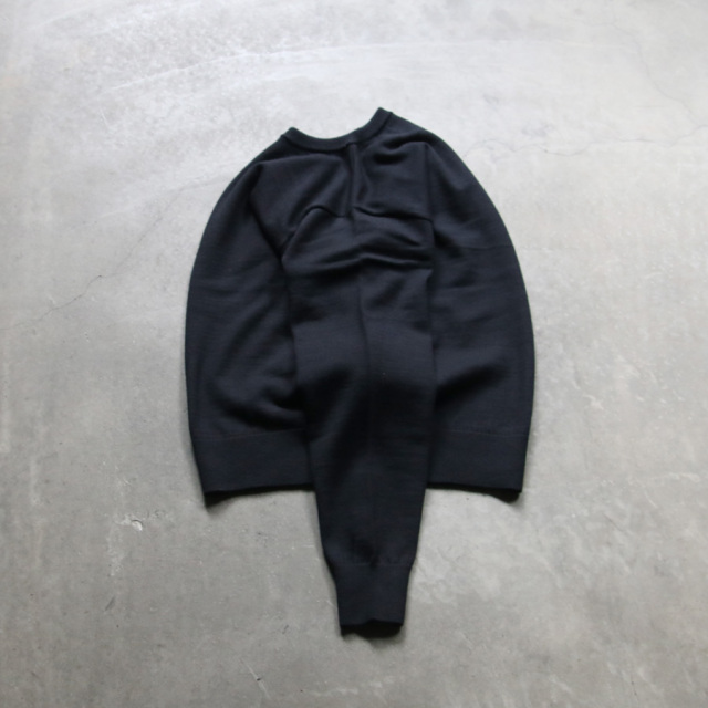 yonetomi new basic,ヨネトミ ニューベーシック,yonetomi 通販,yonetomi 東京取り扱い店舗,95-254-014,AMERICAN WOOL & COTTON KNIT P/O