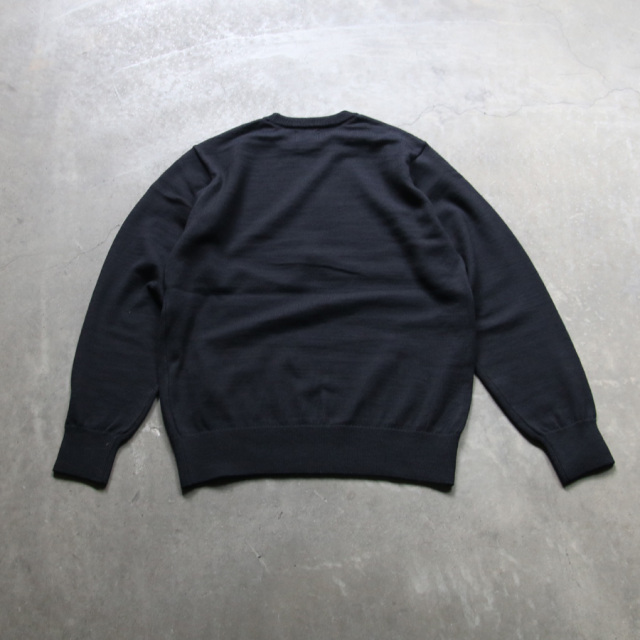 yonetomi new basic,ヨネトミ ニューベーシック,yonetomi 通販,yonetomi 東京取り扱い店舗,95-254-014,AMERICAN WOOL & COTTON KNIT P/O