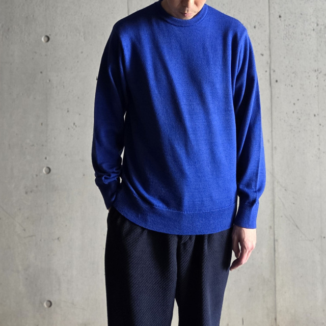 yonetomi new basic,ヨネトミ ニューベーシック,yonetomi 通販,yonetomi 東京取り扱い店舗,95-254-014,AMERICAN WOOL & COTTON KNIT P/O