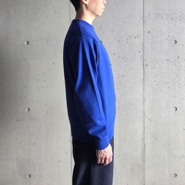 yonetomi new basic,ヨネトミ ニューベーシック,yonetomi 通販,yonetomi 東京取り扱い店舗,95-254-014,AMERICAN WOOL & COTTON KNIT P/O