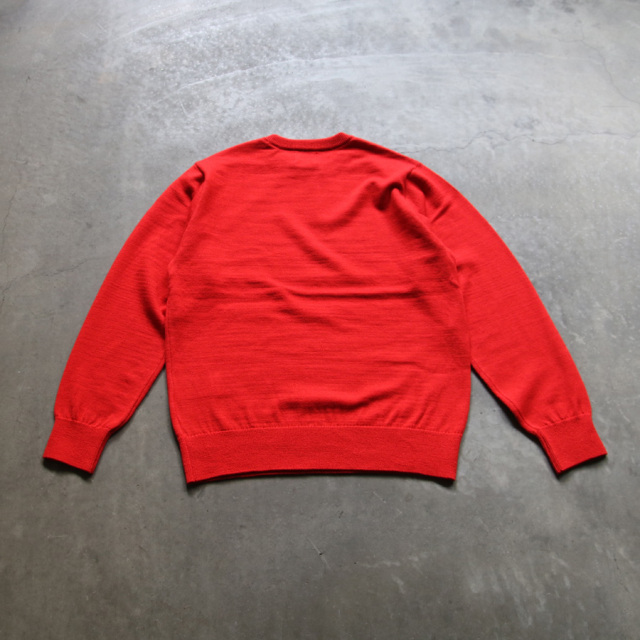 yonetomi new basic,ヨネトミ ニューベーシック,yonetomi 通販,yonetomi 東京取り扱い店舗,95-254-014,AMERICAN WOOL & COTTON KNIT P/O