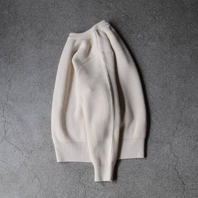 yonetomi new basic,ヨネトミ ニューベーシック,山形ニット,ニットファクトリーブランド,セーター,EX FINE WOOL RIB KNIT P/O