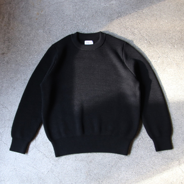 yonetomi new basic,ヨネトミ ニューベーシック,山形ニット,ニットファクトリーブランド,セーター,EX FINE WOOL RIB KNIT P/O