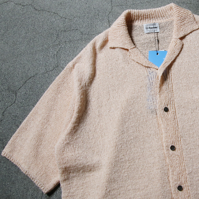 yonetomi new basic,ヨネトミ ニューベーシック,yonetomi 通販,yonetomi 東京取り扱い店舗,GIMA SLUB KNIT SHIRT