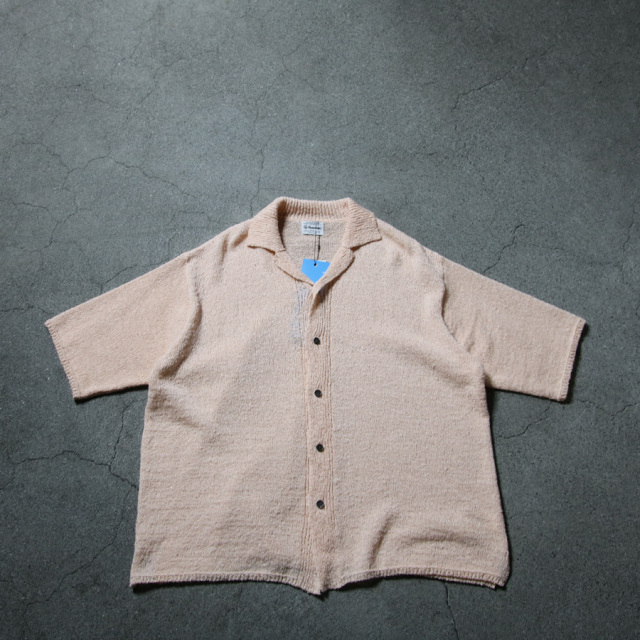 yonetomi new basic,ヨネトミ ニューベーシック,yonetomi 通販,yonetomi 東京取り扱い店舗,GIMA SLUB KNIT SHIRT