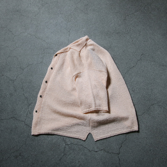 yonetomi new basic,ヨネトミ ニューベーシック,yonetomi 通販,yonetomi 東京取り扱い店舗,GIMA SLUB KNIT SHIRT
