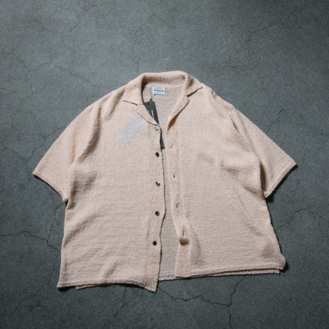 yonetomi new basic,ヨネトミ ニューベーシック,yonetomi 通販,yonetomi 東京取り扱い店舗,GIMA SLUB KNIT SHIRT