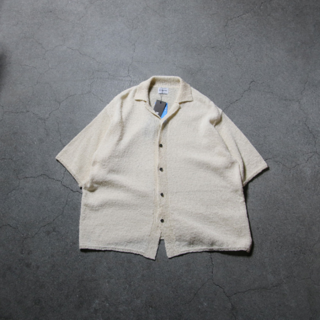 yonetomi new basic,ヨネトミ ニューベーシック,yonetomi 通販,yonetomi 東京取り扱い店舗,GIMA SLUB KNIT SHIRT