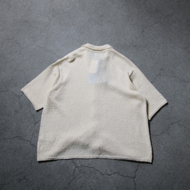 yonetomi new basic,ヨネトミ ニューベーシック,yonetomi 通販,yonetomi 東京取り扱い店舗,GIMA SLUB KNIT SHIRT
