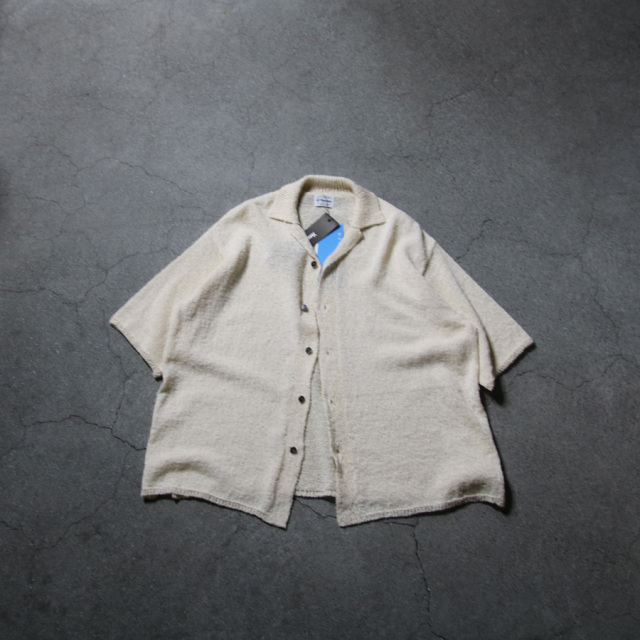 yonetomi new basic,ヨネトミ ニューベーシック,yonetomi 通販,yonetomi 東京取り扱い店舗,GIMA SLUB KNIT SHIRT