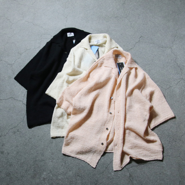 yonetomi new basic,ヨネトミ ニューベーシック,yonetomi 通販,yonetomi 東京取り扱い店舗,GIMA SLUB KNIT SHIRT