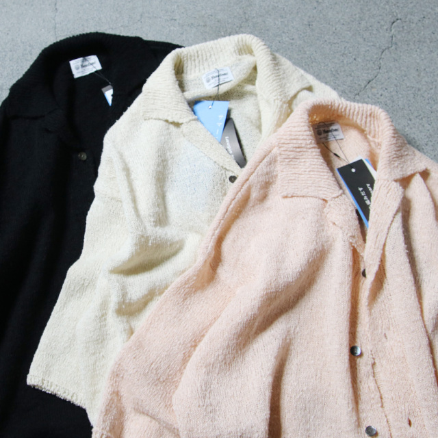 yonetomi new basic,ヨネトミ ニューベーシック,yonetomi 通販,yonetomi 東京取り扱い店舗,GIMA SLUB KNIT SHIRT