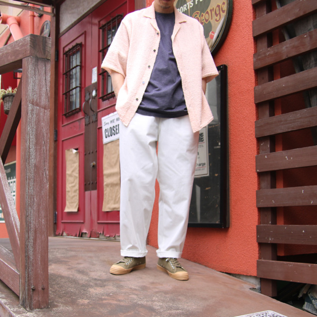 yonetomi new basic,ヨネトミ ニューベーシック,yonetomi 通販,yonetomi 東京取り扱い店舗,GIMA SLUB KNIT SHIRT