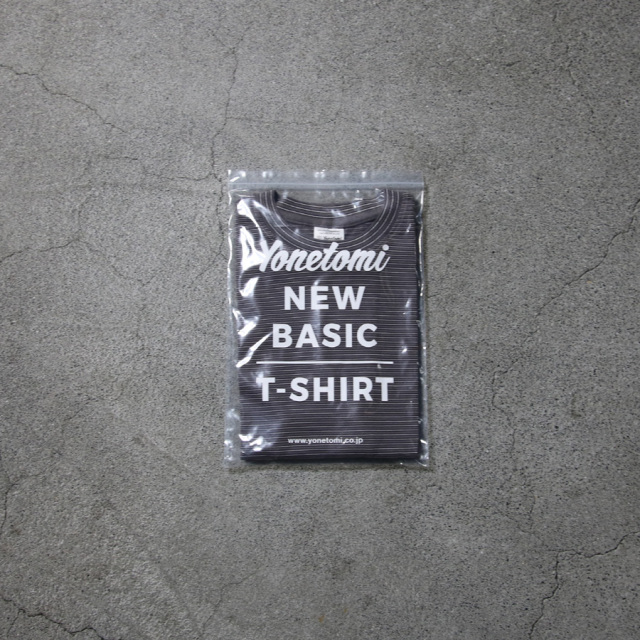 yonetomi new basic,ヨネトミ ニューベーシック,yonetomi 通販,yonetomi 東京取り扱い店舗,GARMENT DYE BORDER T-SHIRT