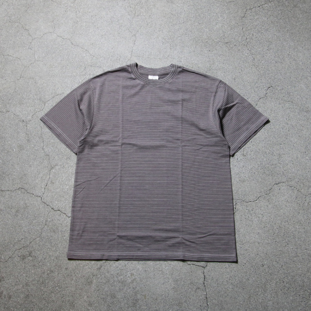 yonetomi new basic,ヨネトミ ニューベーシック,yonetomi 通販,yonetomi 東京取り扱い店舗,GARMENT DYE BORDER T-SHIRT