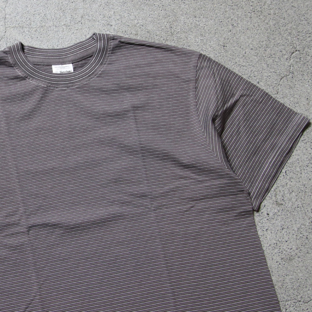 yonetomi new basic,ヨネトミ ニューベーシック,yonetomi 通販,yonetomi 東京取り扱い店舗,GARMENT DYE BORDER T-SHIRT