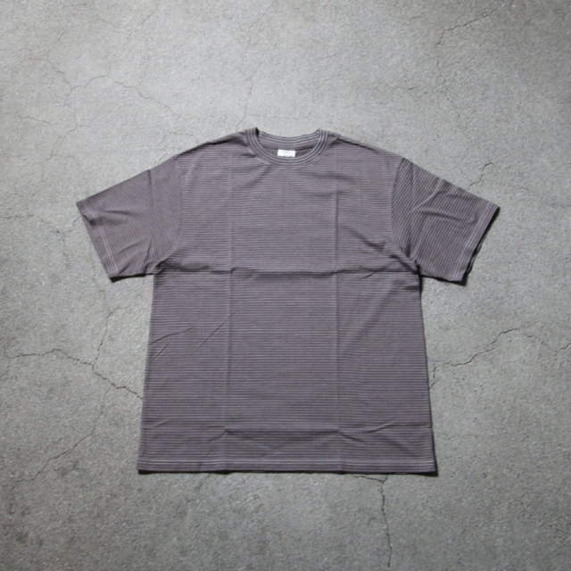 yonetomi new basic,ヨネトミ ニューベーシック,yonetomi 通販,yonetomi 東京取り扱い店舗,GARMENT DYE BORDER T-SHIRT