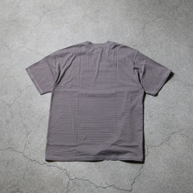 yonetomi new basic,ヨネトミ ニューベーシック,yonetomi 通販,yonetomi 東京取り扱い店舗,GARMENT DYE BORDER T-SHIRT
