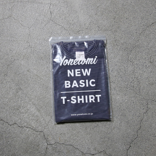 yonetomi new basic,ヨネトミ ニューベーシック,yonetomi 通販,yonetomi 東京取り扱い店舗,GARMENT DYE BORDER T-SHIRT