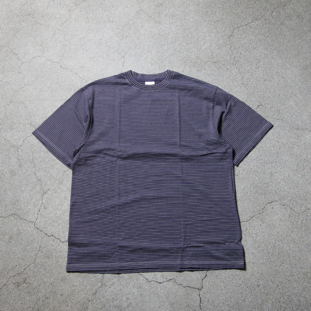 yonetomi new basic,ヨネトミ ニューベーシック,yonetomi 通販,yonetomi 東京取り扱い店舗,GARMENT DYE BORDER T-SHIRT